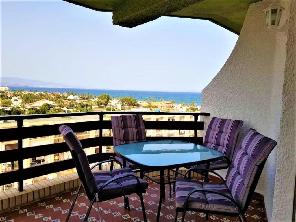 Apartamento Roquetas De Mar Urbanizacion, 2 Dormitorios, Gran Terraza Con Vista Al Mar, Wi-Fi, Parking Y Piscina Ngoại thất bức ảnh