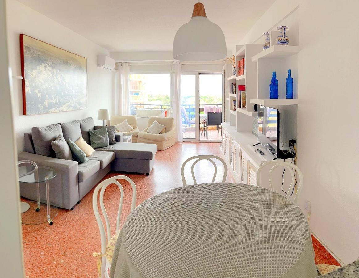 Apartamento Roquetas De Mar Urbanizacion, 2 Dormitorios, Gran Terraza Con Vista Al Mar, Wi-Fi, Parking Y Piscina Ngoại thất bức ảnh